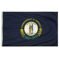 3x5 ft. Nylon Kentucky Flag with Heading and Grommets