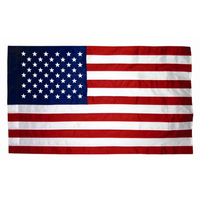 4x6 ft. Nylon U.S. Flag Pole Hem Plain