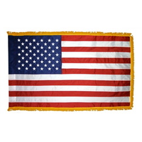 2.5x4 ft. Nylon U.S. Flag Pole Hem and Fringe