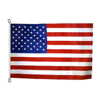 8x12 ft. Nylon U.S. Flag with Roped Header