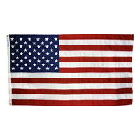 2.5x4 ft. Strong Polyester U.S. Flag with Heading and Grommets