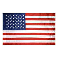 2.5x4 ft. Strong Polyester U.S. Flag Vertical Banner