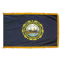 4x6 ft. Nylon New Hampshire Flag Pole Hem and Fringe