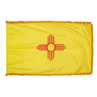 4x6 ft. Nylon New Mexico Flag Pole Hem and Fringe