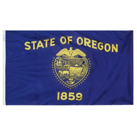2x3 ft. Nylon Oregon Flag with Heading and Grommets
