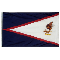 3x5 ft. Nylon American Samoa Flag with Heading and Grommets