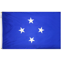 2x3 ft. Nylon Micronesia Flag Pole Hem Plain