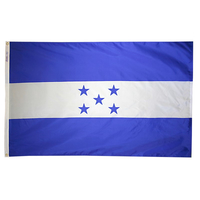 3x5 ft. Nylon Honduras Flag Pole Hem Plain