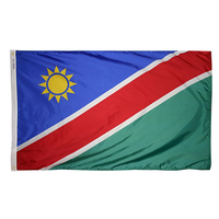 3x5 ft. Nylon Namibia Flag Pole Hem Plain