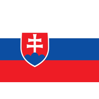 2x3 ft. Nylon Slovakia Flag Pole Hem Plain