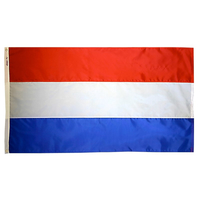 3x5 ft. Nylon Netherlands Flag Pole Hem Plain