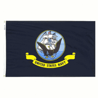 4x6 ft. Nylon Navy Flag with Heading and Grommets