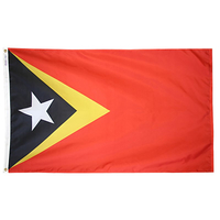 4x6 ft. Nylon Timor-East Flag Pole Hem Plain