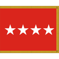 3 ft. x 5 ft. Army 4 Star General Flag, Parades and Display Fringed