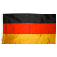 2x3 ft. Nylon Germany Flag Pole Hem Plain