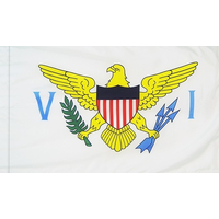 4x6 ft. Nylon U.S. Virgin Island Flag Pole Hem