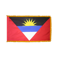 2x3 ft. Nylon Antigua/Barbuda Flag Pole Hem and Fringe
