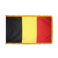 3x5 ft. Nylon Belgium Flag Pole Hem and Fringe