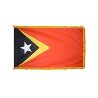 2x3 ft. Nylon Timor-East Flag Pole Hem and Fringe