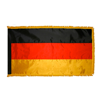 2x3 ft. Nylon Germany Flag Pole Hem and Fringe