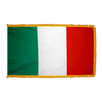 2x3 ft. Nylon Italy Flag Pole Hem and Fringe