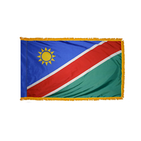 2x3 ft. Nylon Namibia Flag Pole Hem and Fringe