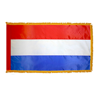 4x6 ft. Nylon Netherlands Flag Pole Hem and Fringe
