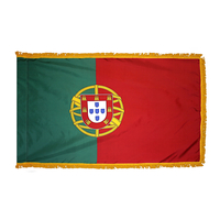3x5 ft. Nylon Portugal Flag Pole Hem and Fringe