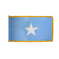 2x3 ft. Nylon Somalia Flag Pole Hem and Fringe