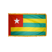 3x5 ft. Nylon Togo Flag Pole Hem and Fringe