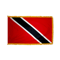 3x5 ft. Nylon Trinidad/Tobago Flag Pole Hem and Fringe