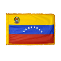 2x3 ft. Nylon Venezuela Flag Pole Hem and Fringe