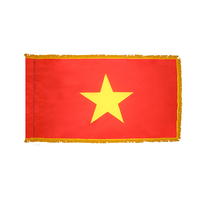 4x6 ft. Nylon Vietnam Flag Pole Hem and Fringe