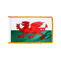 3x5 ft. Nylon Wales Flag Pole Hem and Fringe