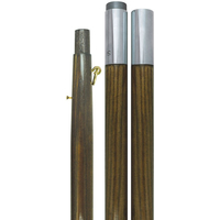 8 ft.x1-1/4 in. Oak Pole - Chrome