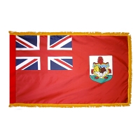 3x5 ft. Nylon Bermuda Flag Pole Hem and Fringe
