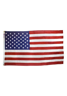 4x6 ft. Cotton U.S. Flag with Heading and Grommets