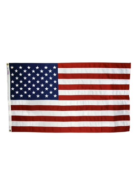 5x9.5 ft. Strong Polyester U.S. Flag with Heading and Grommets
