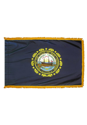 3x5 ft. Nylon New Hampshire Flag Pole Hem and Fringe