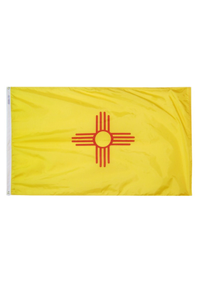 6x10 ft. Nylon New Mexico Flag with Heading and Grommets