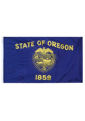 3x5 ft. Nylon Oregon Flag with Heading and Grommets