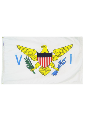 4x6 ft. Nylon U.S. Virgin Island Flag with Heading and Grommets
