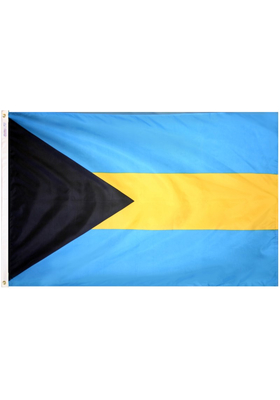2x3 ft. Nylon Bahamas Flag with Heading and Grommets