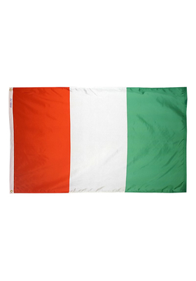 4x6 ft. Nylon Cote d'lvoire/Ivory Coast Flag with Heading and Grommets