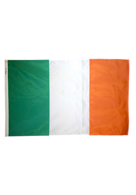 3x5 ft. Nylon Ireland Flag Pole Hem Plain