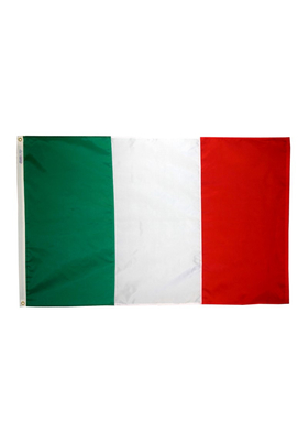 5x8 ft. Nylon Italy Flag with Heading and Grommets