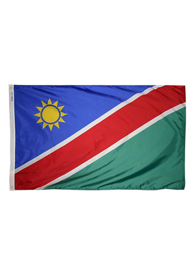 3x5 ft. Nylon Namibia Flag Pole Hem Plain
