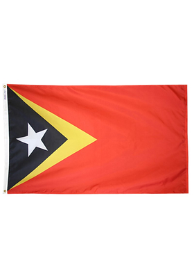 3x5 ft. Nylon Timor-East Flag Pole Hem Plain