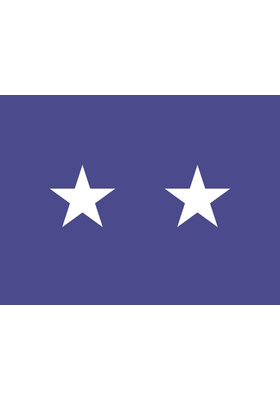3 ft. x 4 ft. Air Force 2 Star General Flag w/Grommets