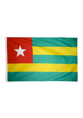 2x3 ft. Nylon Togo Flag Pole Hem Plain